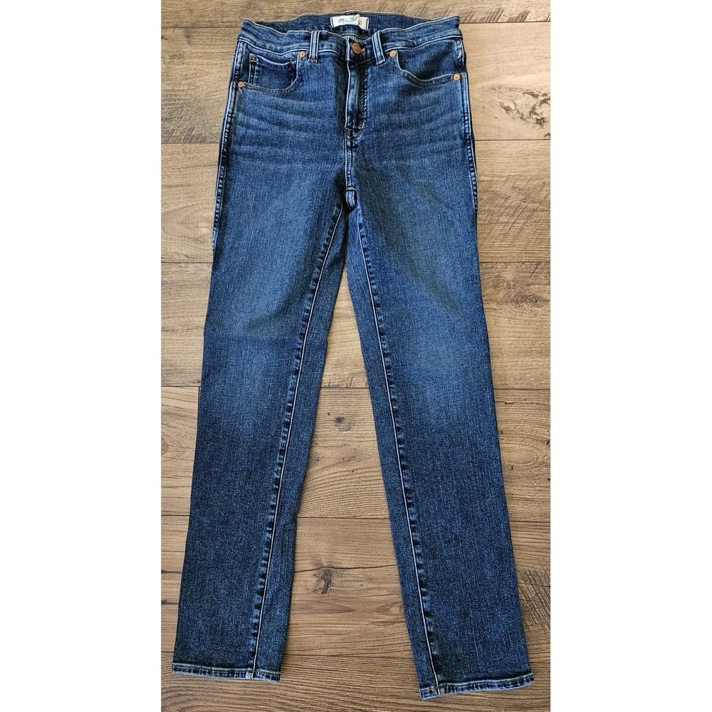 Madewell Stovepipe Jeans Womens Size 27 Mid Rise‎ Medium Wash Blue (26x28.5)